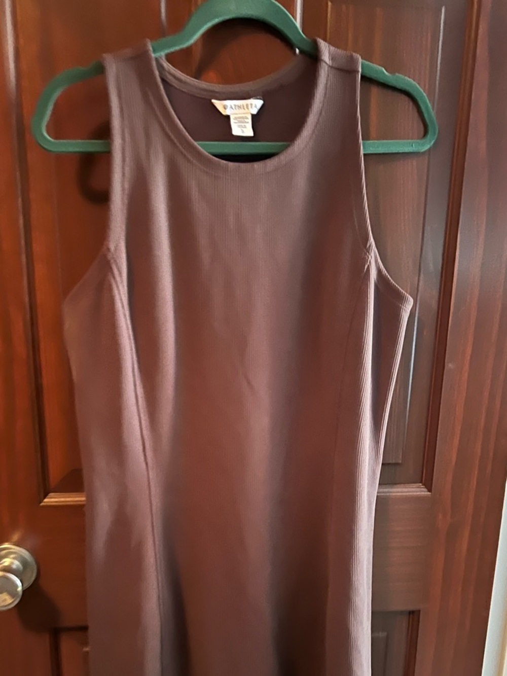 Athleta Seasoft Rib Mini Tank Dress Sz L